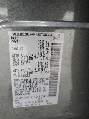 2020 NISSAN PATHFINDER #3296230496