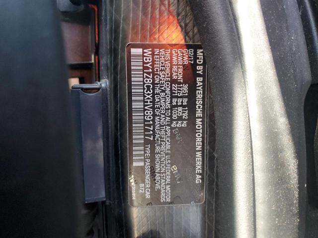 2017 BMW I3 REX - WBY1Z8C3XHV891717
