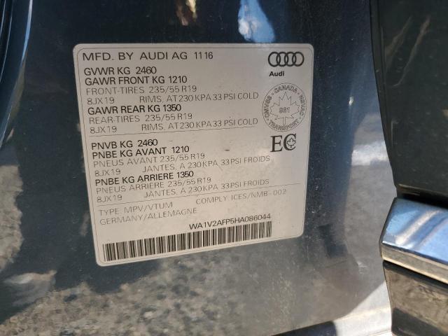 2017 AUDI Q5 TECHNIK - WA1V2AFP5HA086044