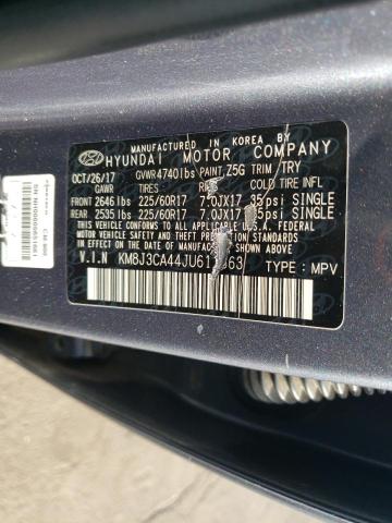 2018 HYUNDAI TUCSON SEL KM8J3CA44JU611363