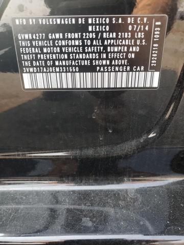 2014 VOLKSWAGEN JETTA SE - 3VWD17AJ0EM331550