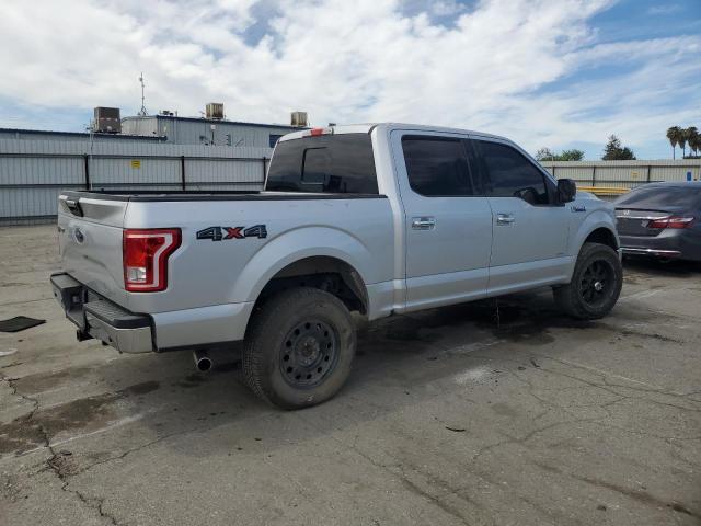 FORD F150 SUPERCREW 2016 silver  gas 1FTEW1EG7GKF70222 photo #4