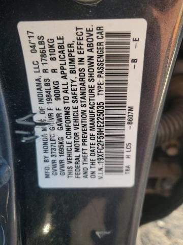 2017 HONDA CIVIC LX - 19XFC2F59HE225035