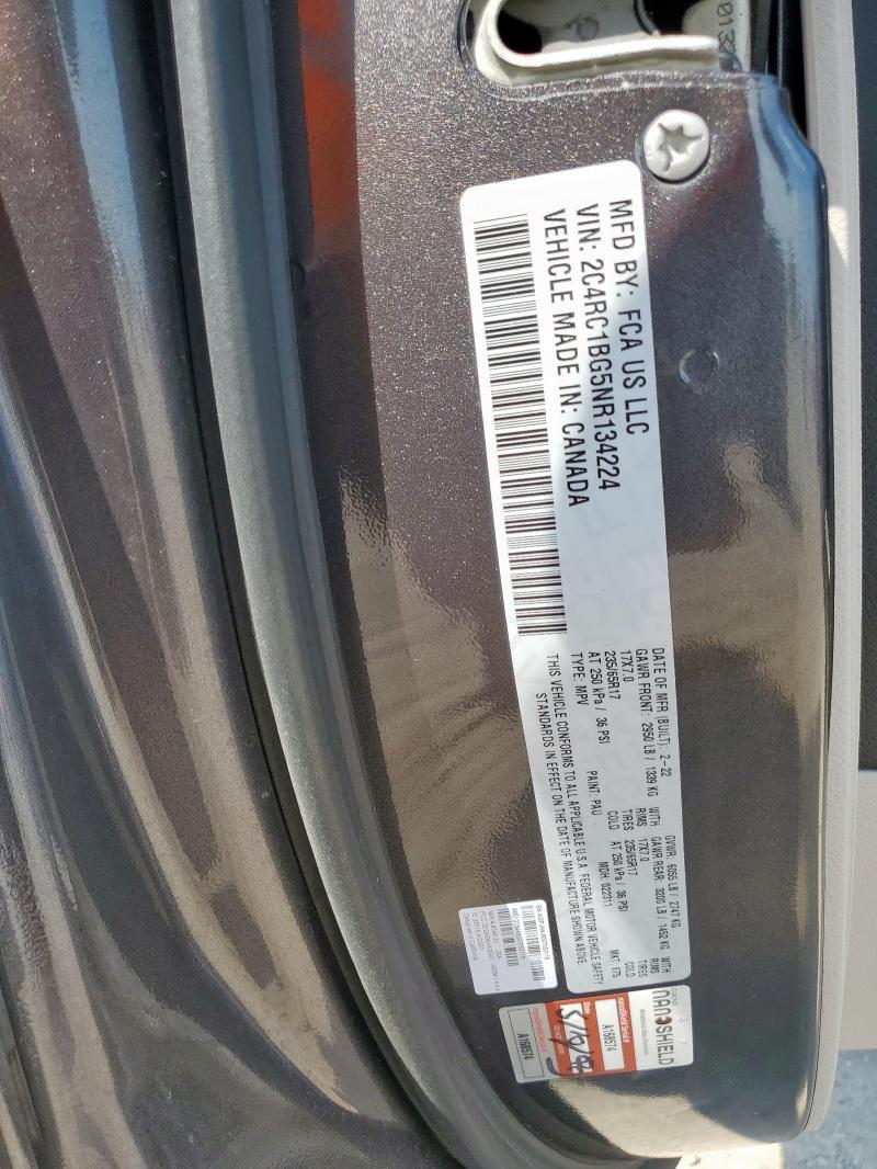 2022 CHRYSLER PACIFICA T - 2C4RC1BG5NR134224