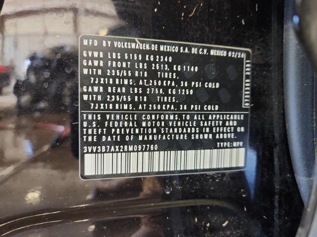 2024 VOLKSWAGEN TIGUAN SE 3VV3B7AX2RM097760