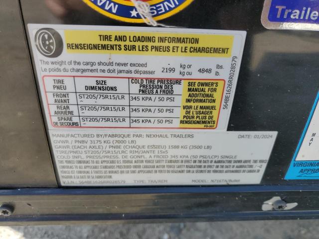 2024 NEXHAUL CARGO #3225592557