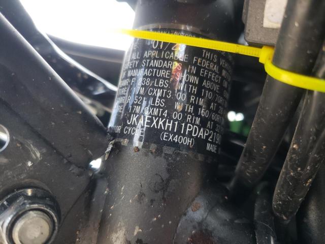 2023 KAWASAKI EX400 JKAEXKH11PDAP2190