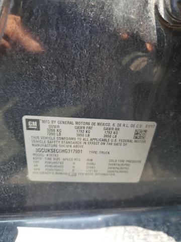 2017 CHEVROLET SILVERADO K1500 LTZ 3GCUKSEC6HG317931