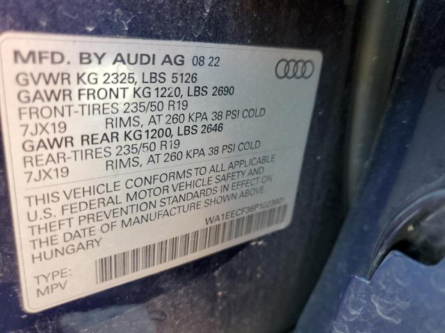 2023 AUDI Q3 PREMIUM WA1EECF36P1023601