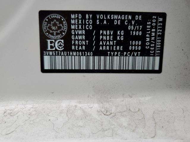 2017 VOLKSWAGEN GTI S 3VW5T7AU1HM061340