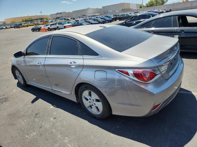 HYUNDAI SONATA HYBRID 2012 silver sedan 4d hybrid engine KMHEC4A44CA041652 photo #3