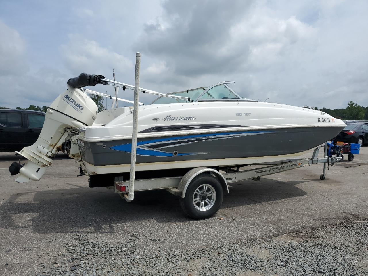 Lot #3303903716 2020 HURRICANE/GODFREY MARINE BOAT