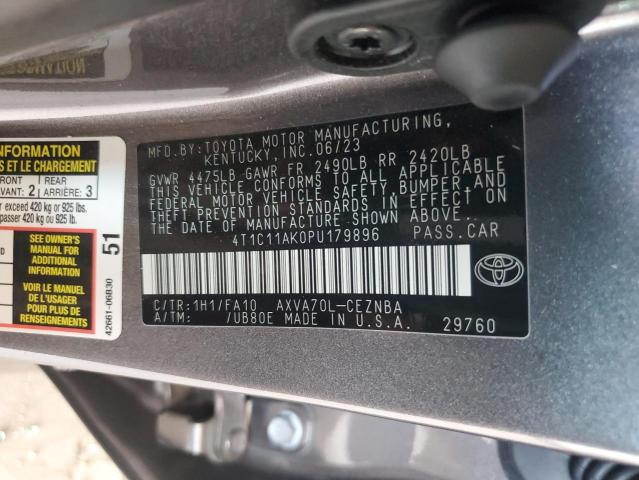 2023 TOYOTA CAMRY LE 4T1C11AK0PU179896