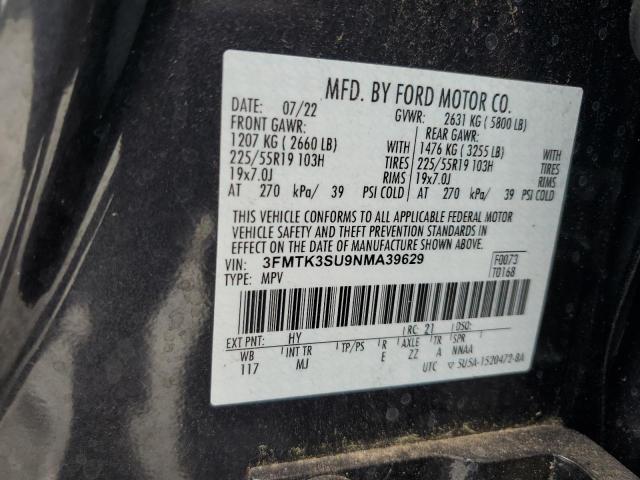 2022 FORD MUSTANG MA 3FMTK3SU9NMA39629