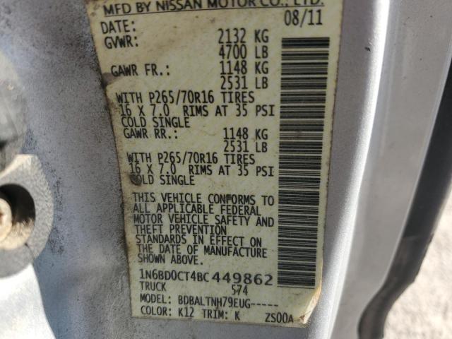 2011 NISSAN FRONTIER S - 1N6BD0CT4BC449862