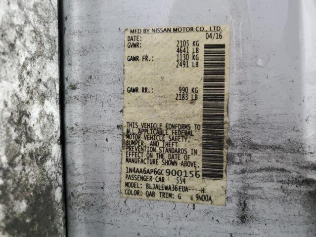 2016 NISSAN MAXIMA 3.5 #3275507709