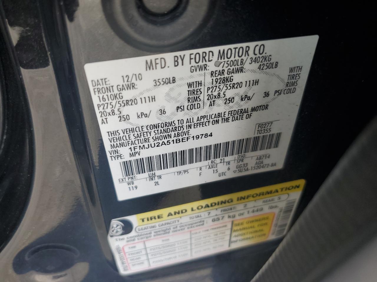 FORD EXPEDITION LIMITED