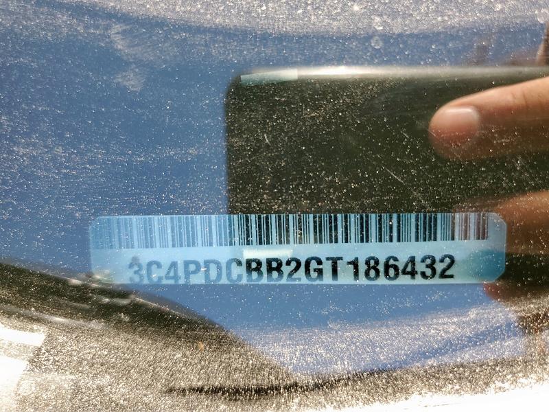 2016 DODGE JOURNEY SXT 3C4PDCBB2GT186432