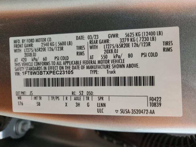 2023 FORD F350 SUPER DUTY 1FT8W3BTXPEC23105