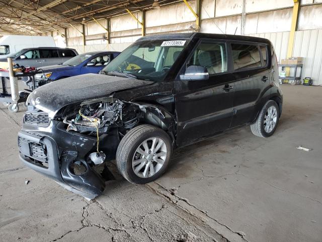 KIA SOUL + 2013 black 4dr spor gas KNDJT2A66D7749635 photo #1
