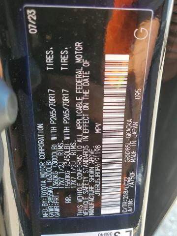 2023 TOYOTA 4RUNNER SE JTERU5JR0P6191198