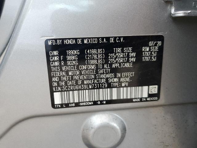 2020 HONDA HR-V LX 3CZRU6H39LM731129