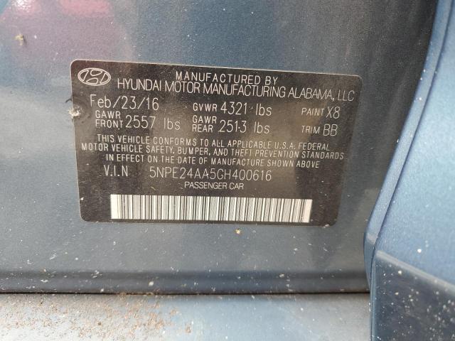 2016 HYUNDAI SONATA ECO - 5NPE24AA5GH400616