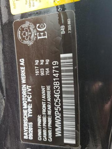 2016 MINI COOPER WMWXP5C54G3B14719