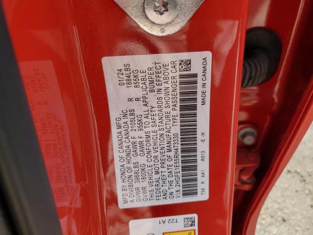 2024 HONDA CIVIC SI 2HGFE1E55RH473330