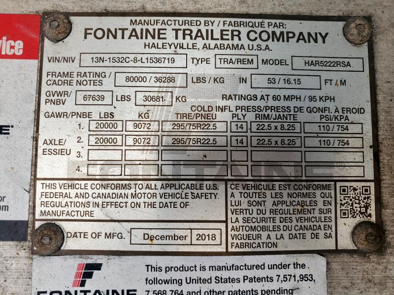 2020 FONTAINE UNKNOWN #3284761532