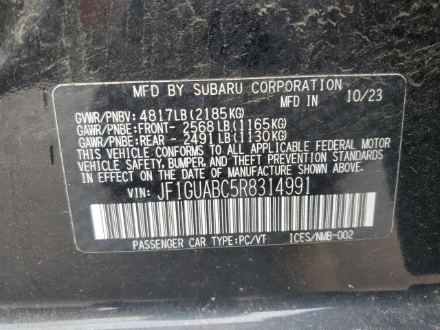 2024 SUBARU IMPREZA JF1GUABC5R8314991