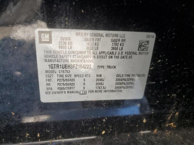2015 GMC SIERRA C1500 SLE 1GTR1UEH3FZ164227