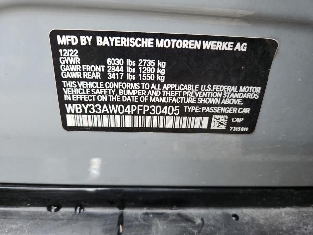 2023 BMW I4 M50 WBY33AW04PFP30405