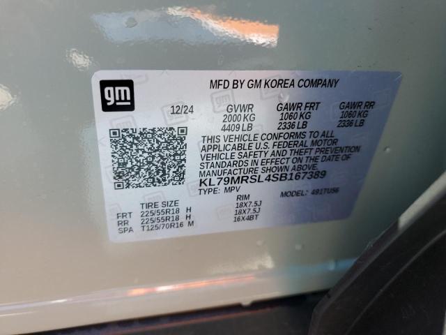 2025 CHEVROLET TRAILBLAZE KL79MRSL4SB167389