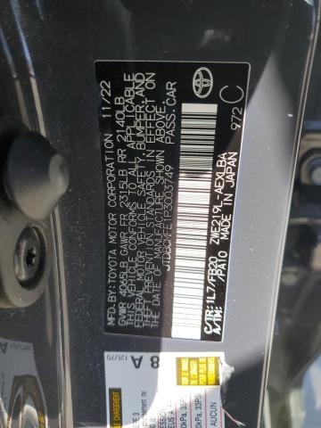 2023 TOYOTA COROLLA LE JTDBCMFE1P3003749