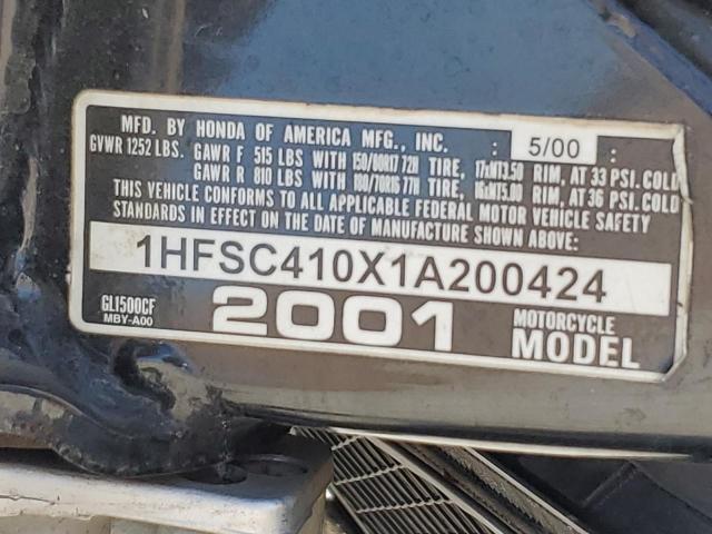 2001 HONDA GL1500 CF 1HFSC410X1A200424