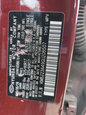 2016 HYUNDAI TUCSON SE KM8J23A49GU208507