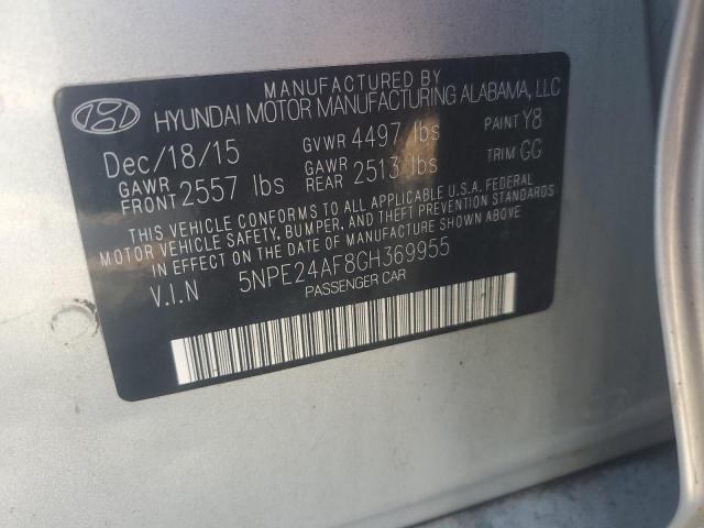 2016 HYUNDAI SONATA SE - 5NPE24AF8GH369955