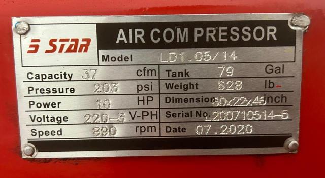 2020 OTHR AIR COMPRESSOR #3220438333