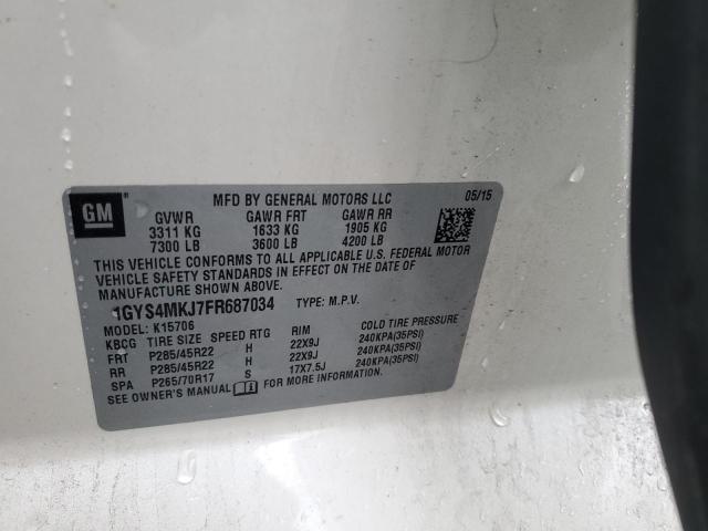2015 CADILLAC ESCALADE L 1GYS4MKJ7FR687034
