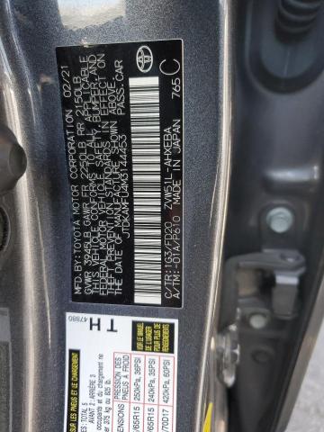 2021 TOYOTA PRIUS SPEC - JTDKAMFU4M3144453