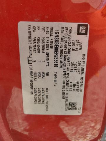 2014 CHEVROLET TAHOE K150 - 1GNSKBE08ER236610