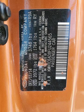 2015 HYUNDAI VELOSTER KMHTC6AD8FU244565