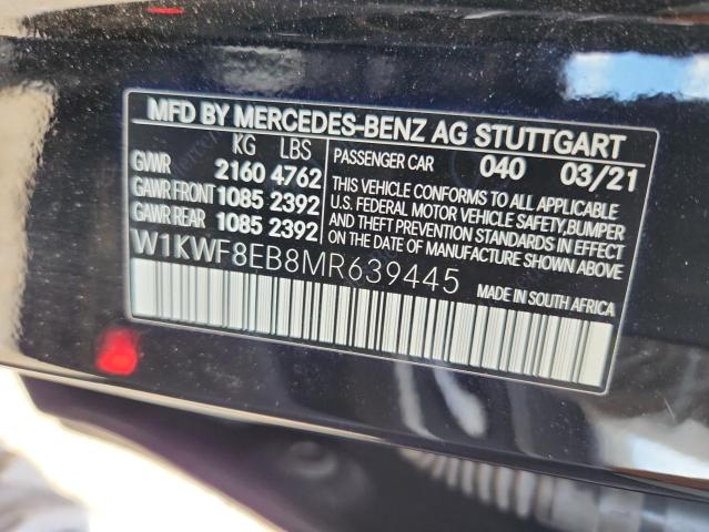 2021 MERCEDES-BENZ C 300 4MATIC W1KWF8EB8MR639445