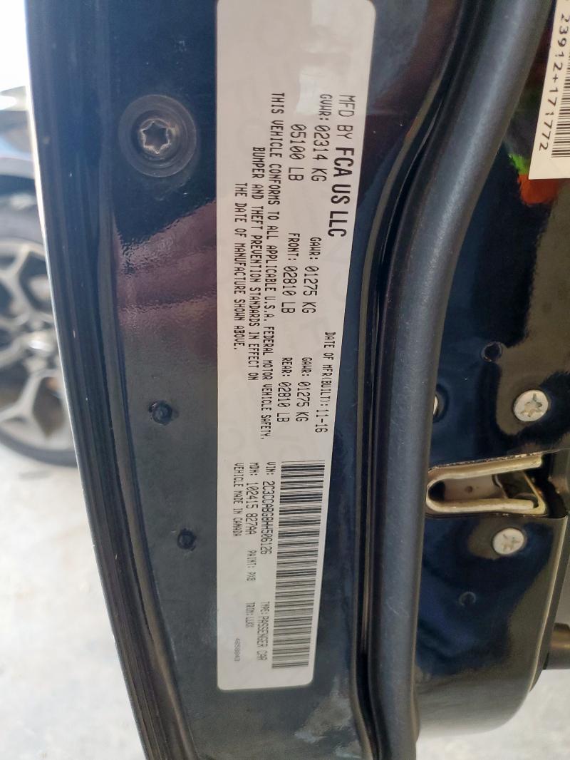 2017 CHRYSLER 300 S - 2C3CCABG8HH506126