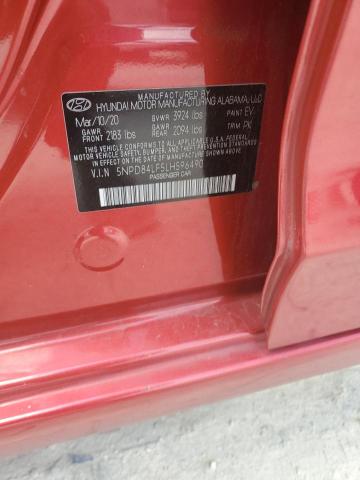 2020 HYUNDAI ELANTRA SE 5NPD84LF5LH596490