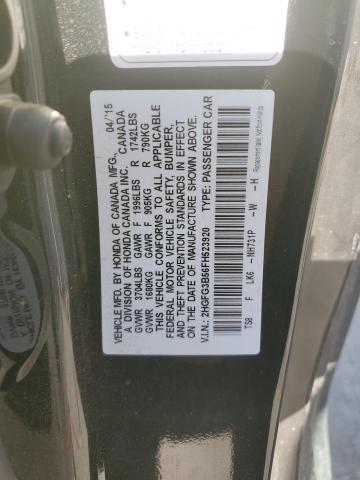 2015 HONDA CIVIC LX 2HGFG3B56FH523920