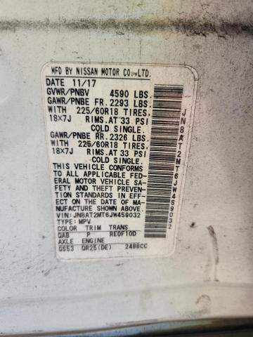 2018 NISSAN ROGUE S JN8AT2MT6JW459032