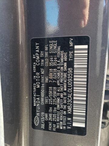 2020 HYUNDAI TUCSON LIM - KM8J3CAL0LU093598