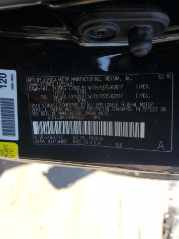 2017 TOYOTA SIENNA XLE 5TDYZ3DC8HS813027